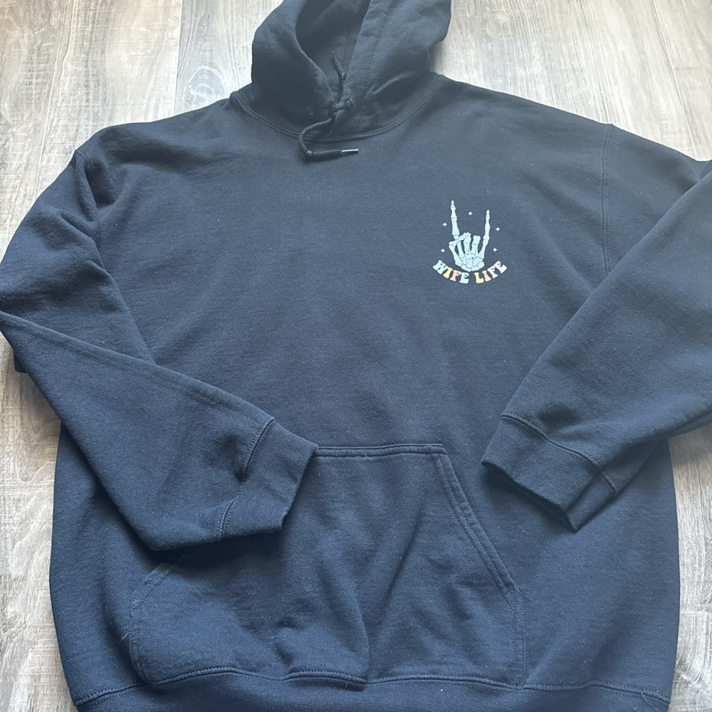 Wife Life Black Hoodie
